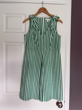 1901 Dress Green Striped